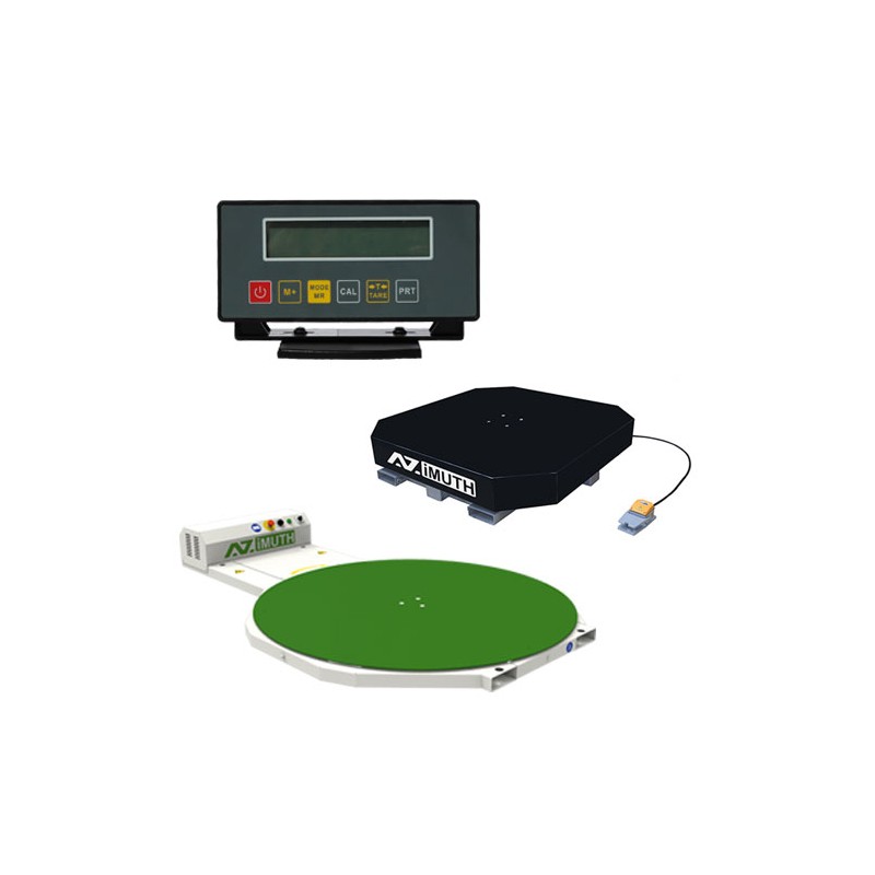 Stretch Wrap Turntable with Scale