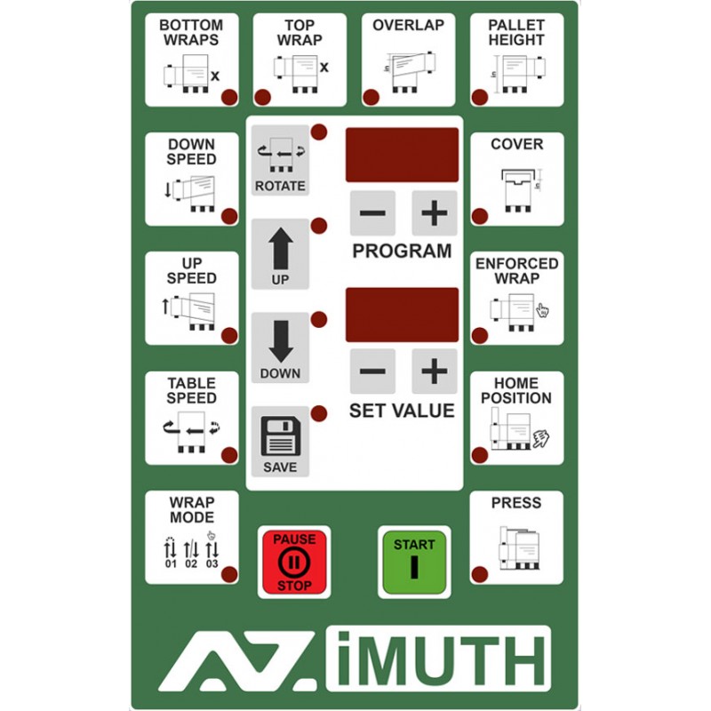 AZIMUTH 3000 Series Low Profile Pallet Wrapper