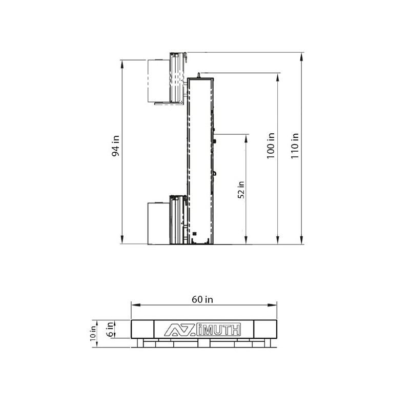 AZIMUTH 3041 High Profile Pallet Wrapper AZIMUTH 3041 High Profile Pallet Wrapper