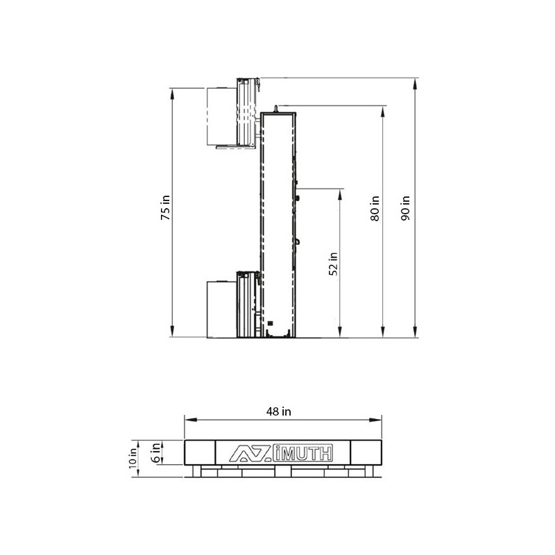AZIMUTH 3030 High Profile Pallet Wrapper AZIMUTH 3030 High Profile Pallet Wrapper