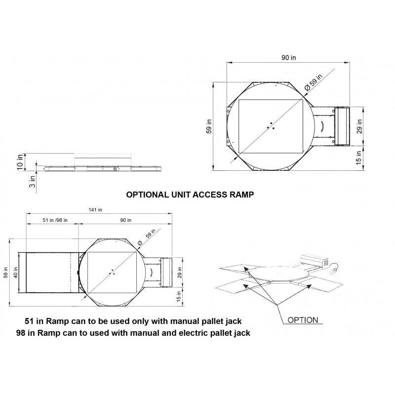 AZIMUTH 300 Low Profile Turntable