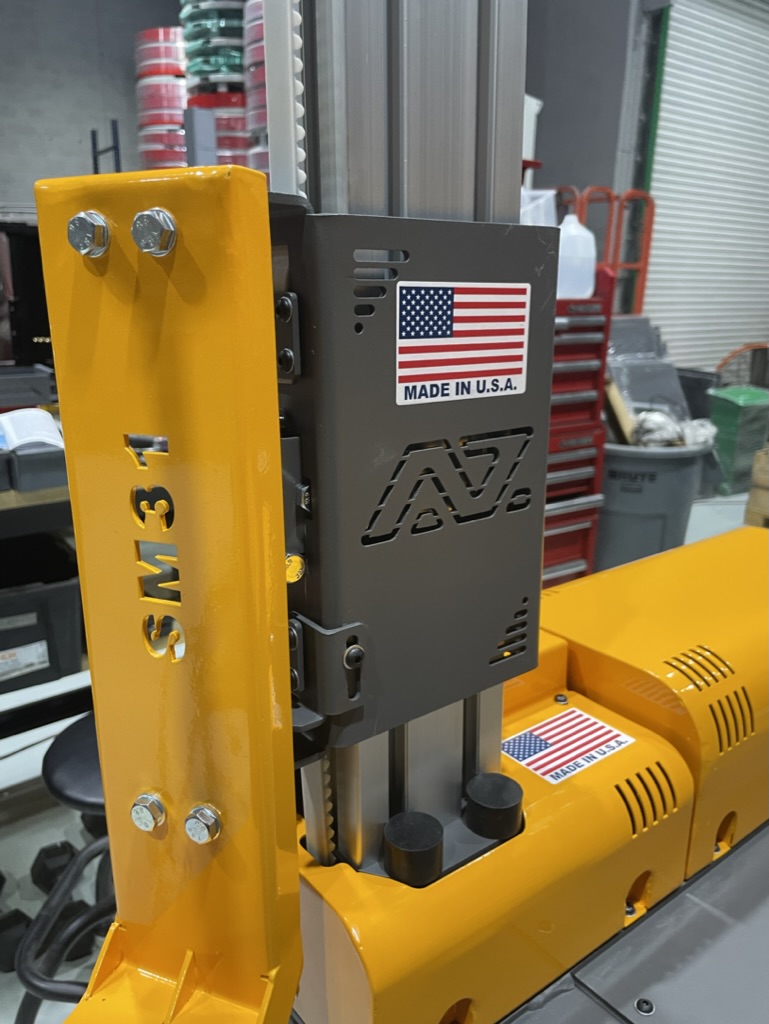AZIMUTH pallet wrapper marked Made in USA